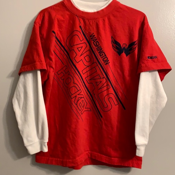 Reebok/NHL Boys Washington Capitals Shirt - Picture 3 of 7
